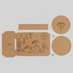 template Custom Hat Boxes