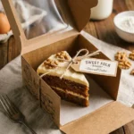 Cake Slice Box in kraft