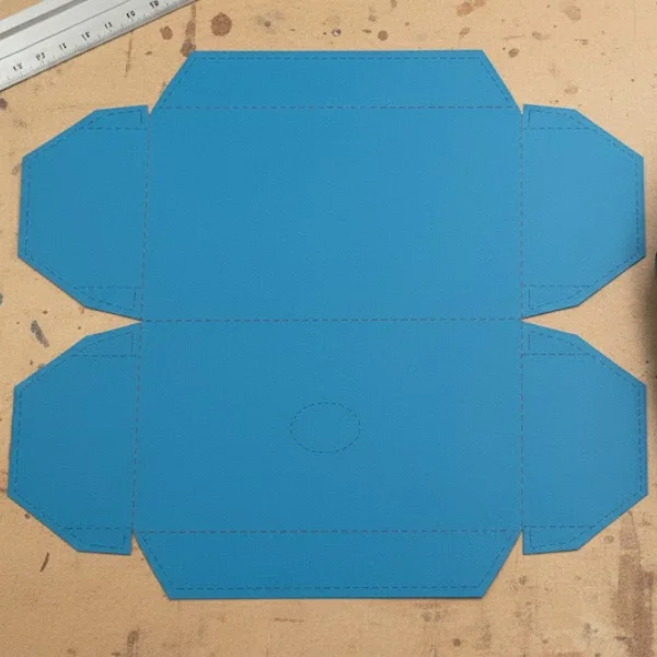 template of coffin box